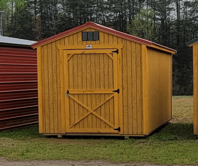 8×12 Utility Shed – Honey Gold #10D