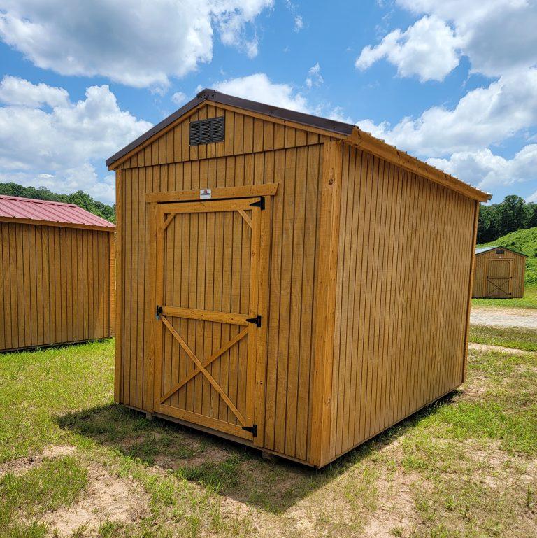8×12 Utility Shed – Honey Gold #1D